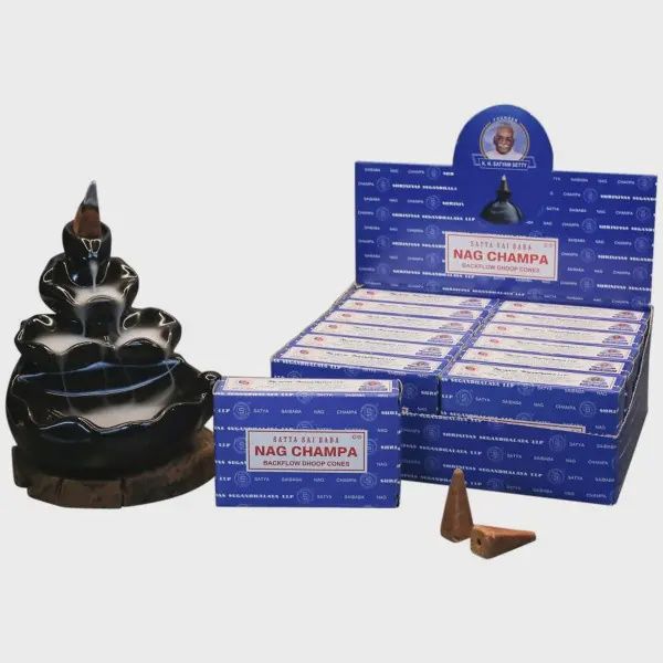 Incense - Nag Champa Backflow Cones