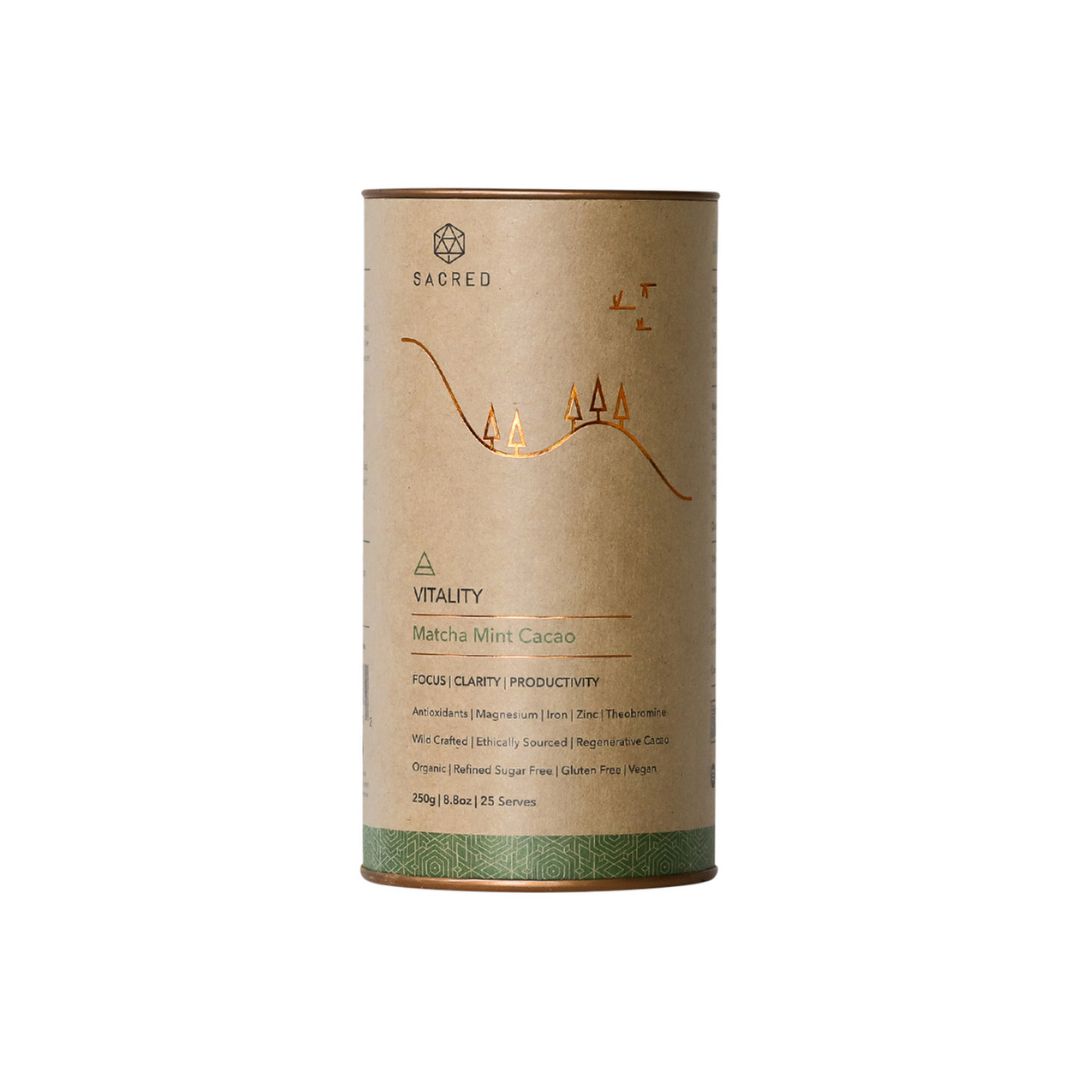 Sacred Cacao, Color: Matcha Mint Cacao