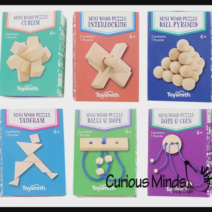 1 Wooden Puzzle Games (problem solving brain teaser)