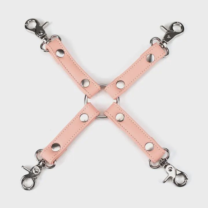 BDSM Hogtie, Color: Pink Organsillicon Hogtie