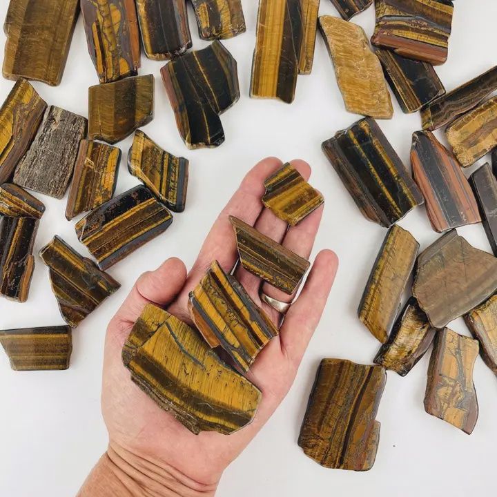 tigers eye crystal Polished slabs