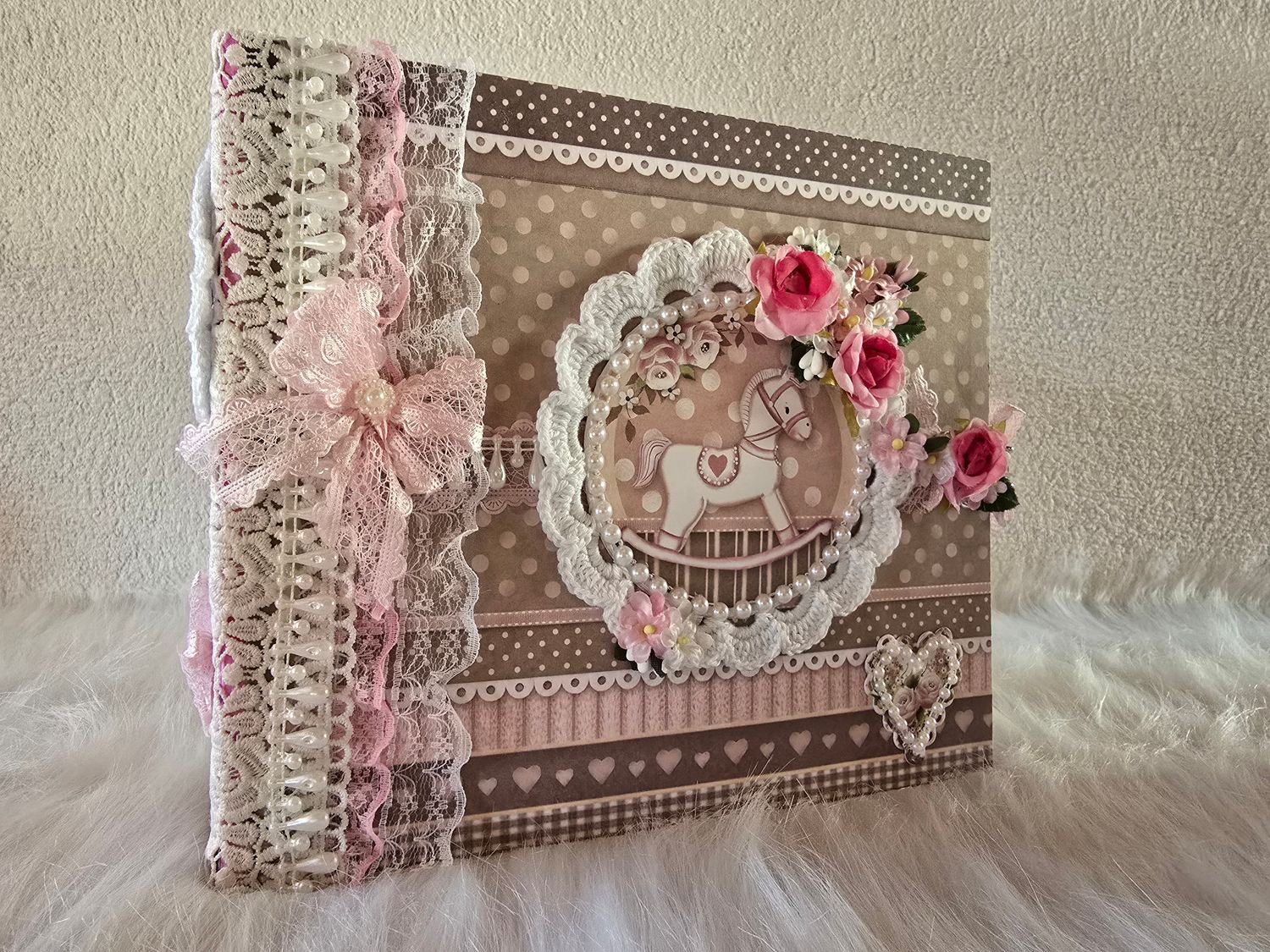 Scrapbook &quot;Little Girl&quot; , bezauberndes Fotoalbum