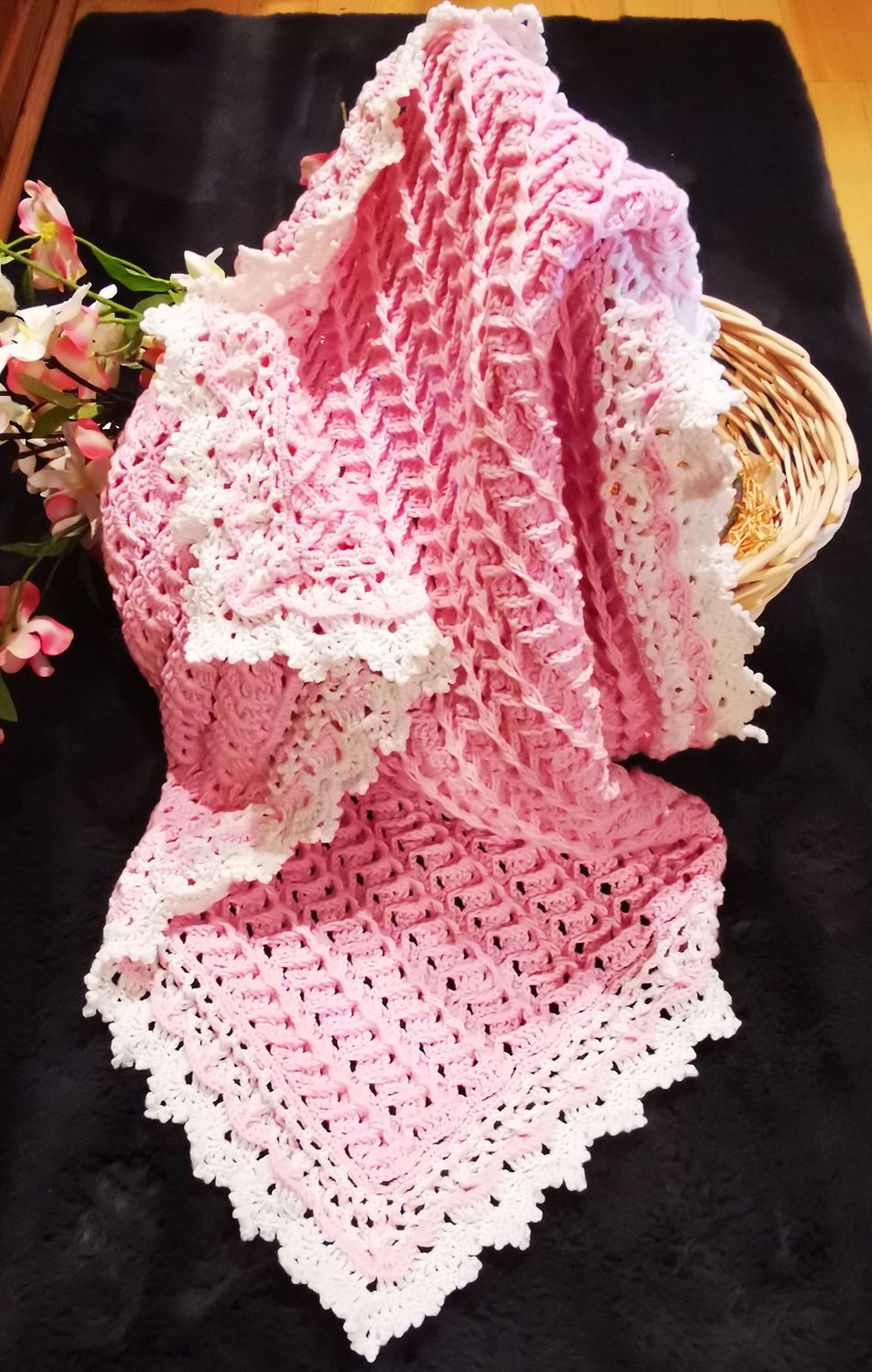 ​Kuscheldecke 108 x 108 cm, 100% Merino Extrafine