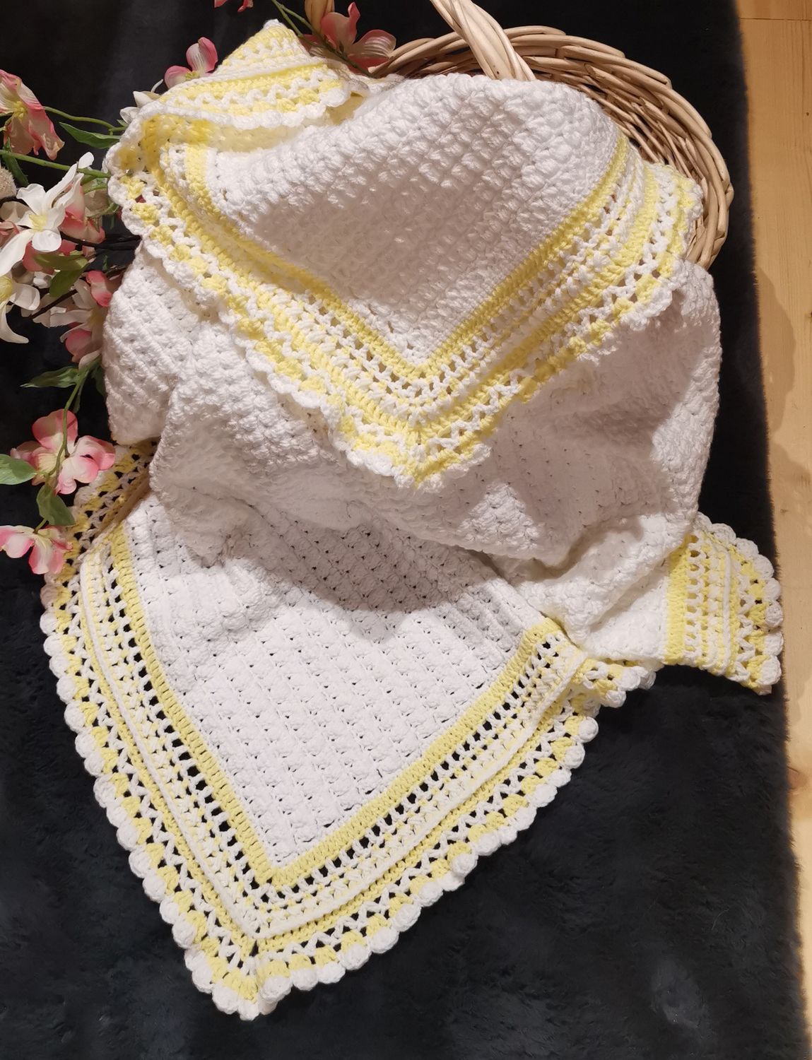 Kuscheldecke 82 x 84 cm, 100% Milchbaumwolle