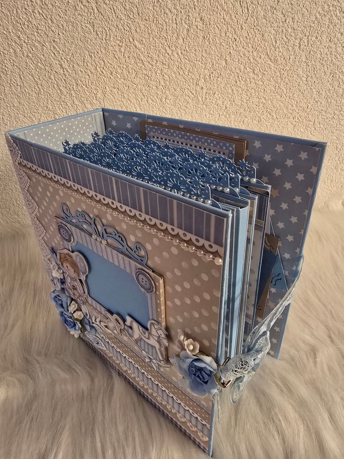 Scrapbook "Little Boy", bezauberndes Fotoalbum