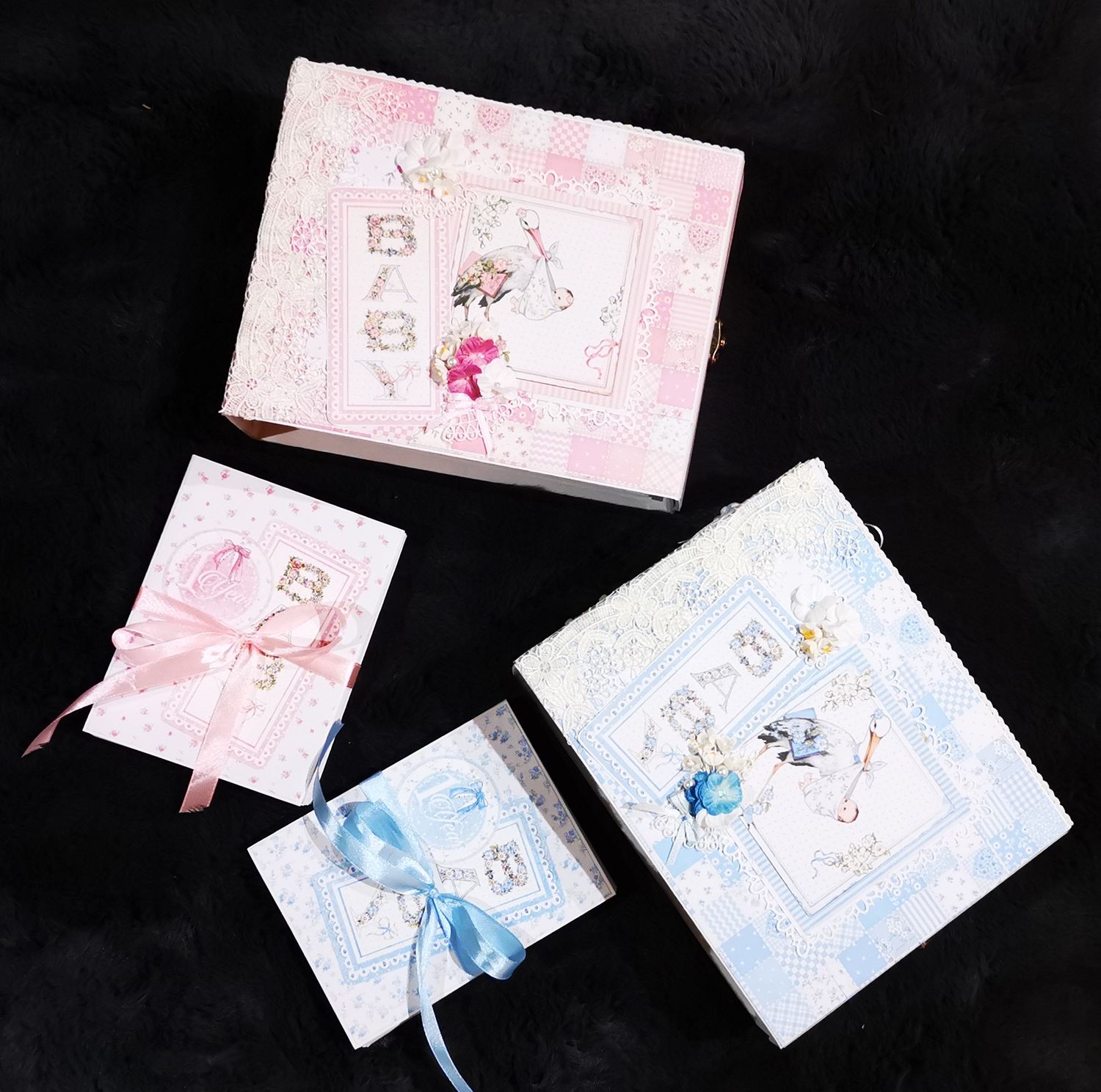 Baby Fotoalbum "Baby Boy", "Baby Girl"