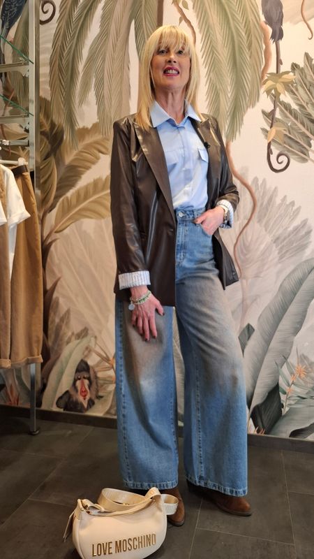 Blazer ecopelle "SUSY MIX"