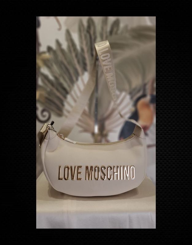 Borsa Avorio "LOVE MOSCHINO"