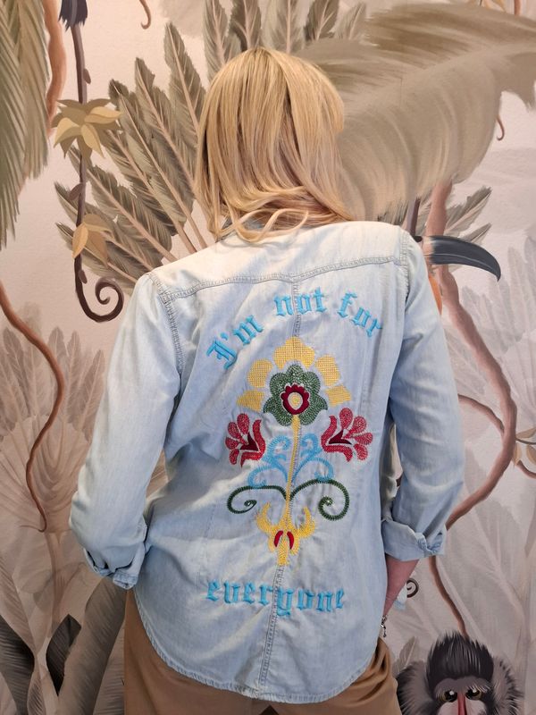 Camicia Vintage ricamo "SUSY MIX"