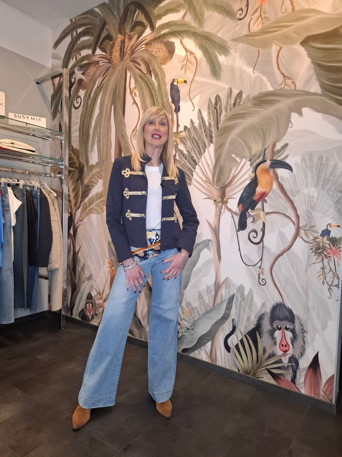Jeans a palazzo "OPERA'"