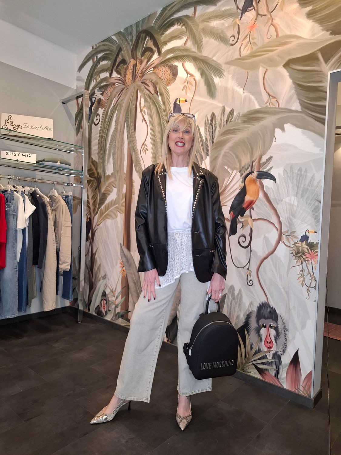 Jeans wide leg "SUSY MIX"