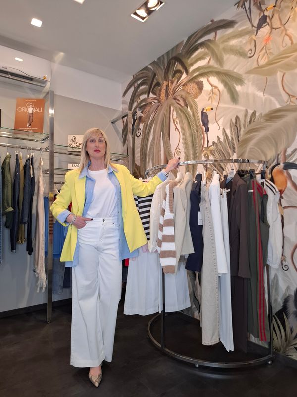 Pantalone palazzo "SUSY MIX"