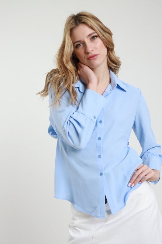 Camicia con ripresa bottoni "SUSY MIX"
