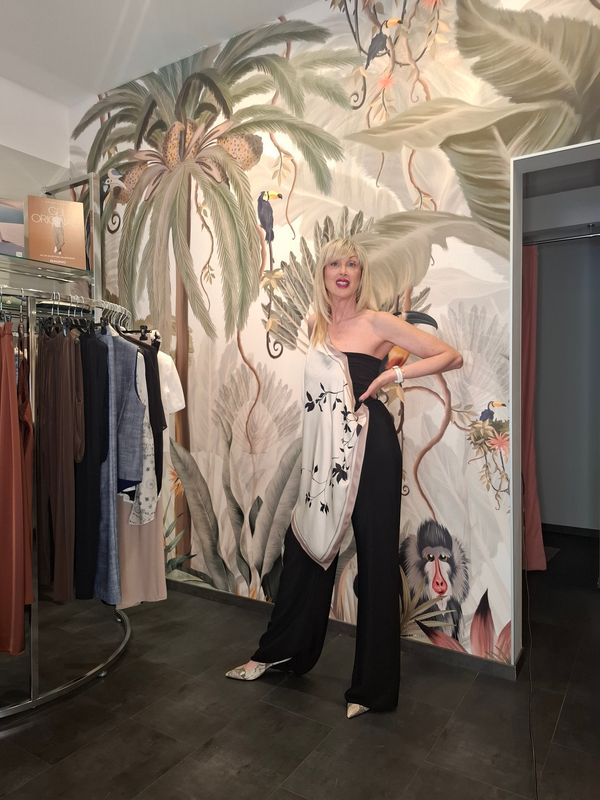 Top foulard "OPERA'"