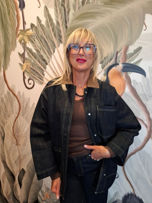 Giubbino Jeans trapuntato "JJXX"