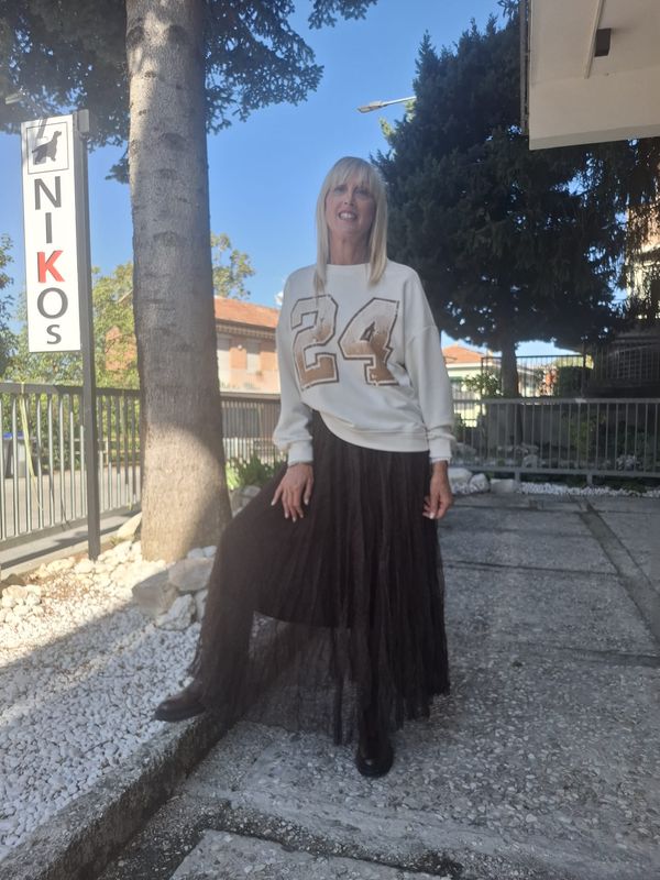 Gonna elastico-tulle BREND ATELIER