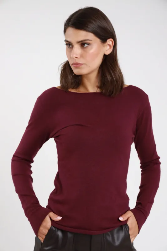 Maglia scollo barchetta SUSY MIX