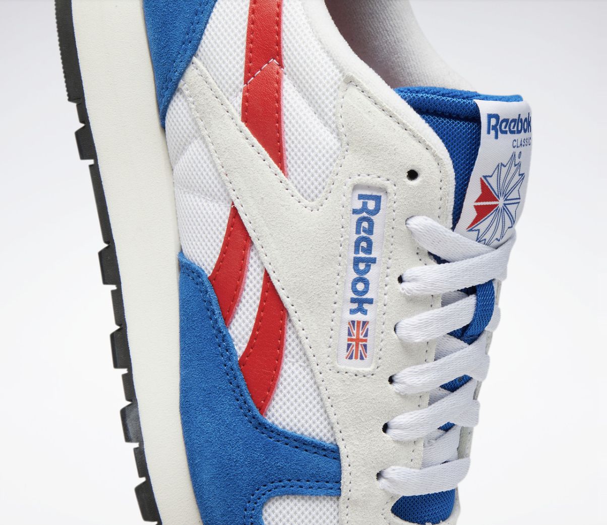 REEBOK UNISEX CLASSIC LEATHER - VECTOR BLUE/WHTE/VECTOR RED