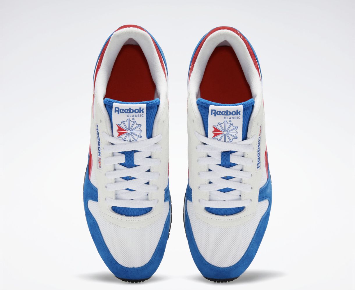 REEBOK UNISEX CLASSIC LEATHER - VECTOR BLUE/WHTE/VECTOR RED
