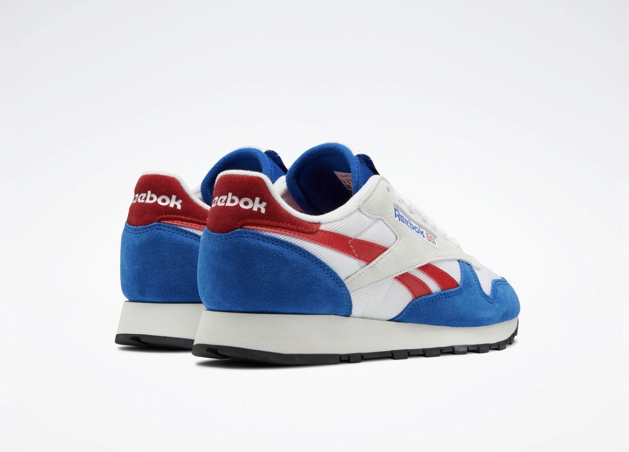REEBOK UNISEX CLASSIC LEATHER - VECTOR BLUE/WHTE/VECTOR RED