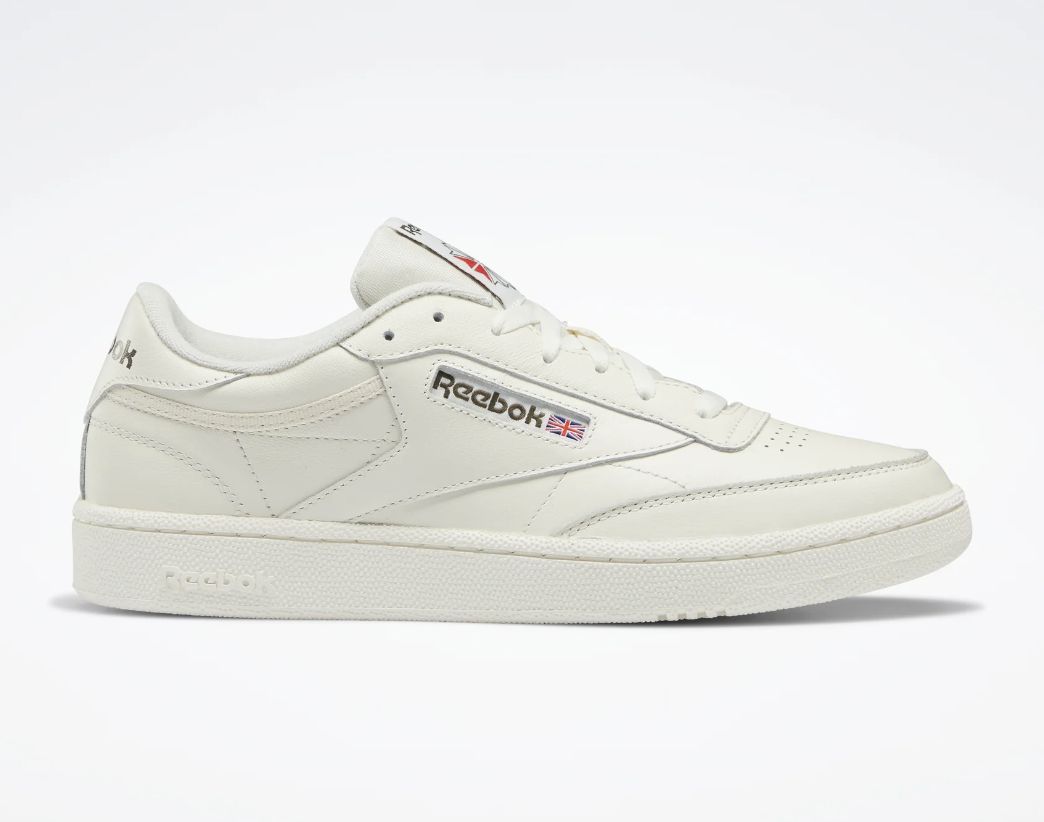 REEBOK MENS CLUB C 85 - CHALK/CHALK/ARMY GREEN