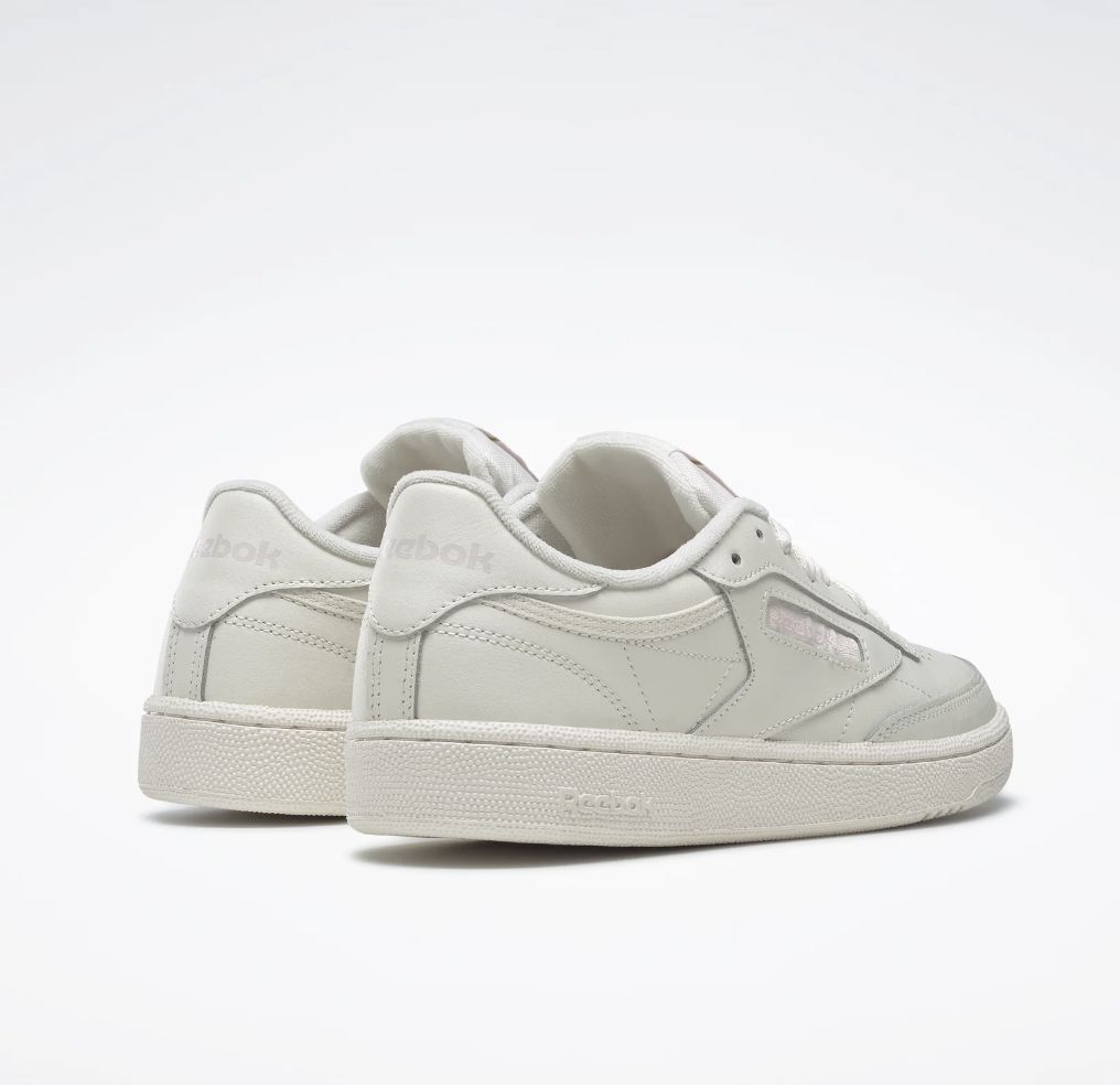 REEBOK LADIES CLUB C 85 - CHALK/CHALK/PORCELAIN PINK