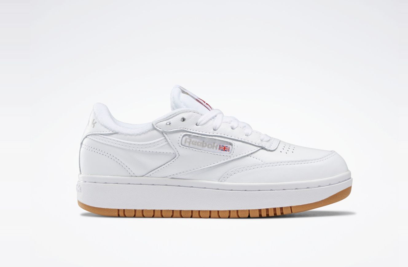REEBOK LADIES CLUB C DOUBLE - WHITE/WHITE