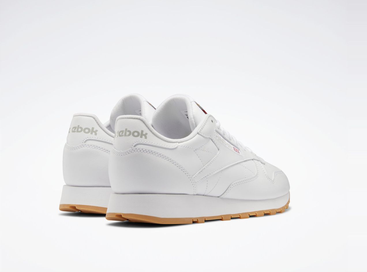 REEBOK CLASSIC LEATHER U - WHITE/PURE GREY 3