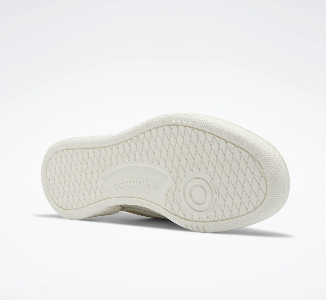 REEBOK MENS CLUB C 85 - CHALK/CHALK/ARMY GREEN