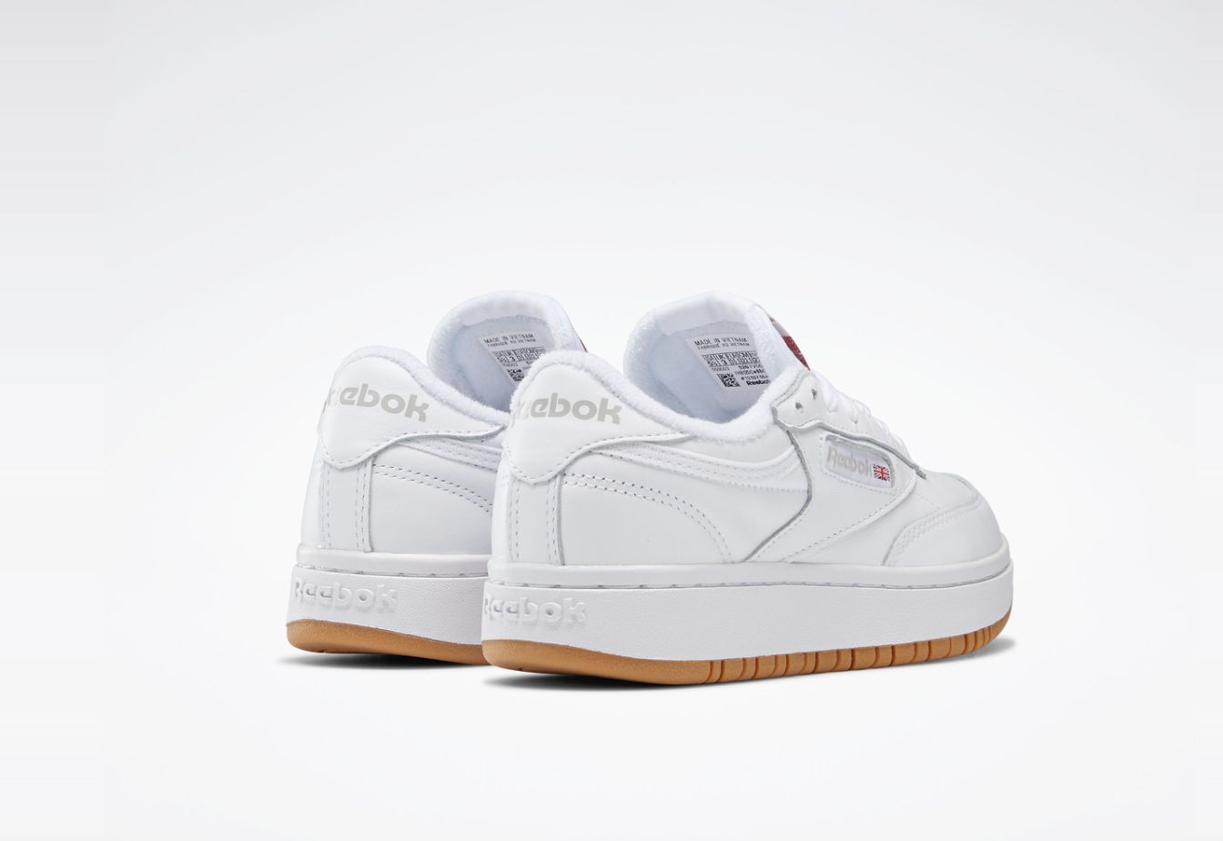 REEBOK LADIES CLUB C DOUBLE - WHITE/WHITE