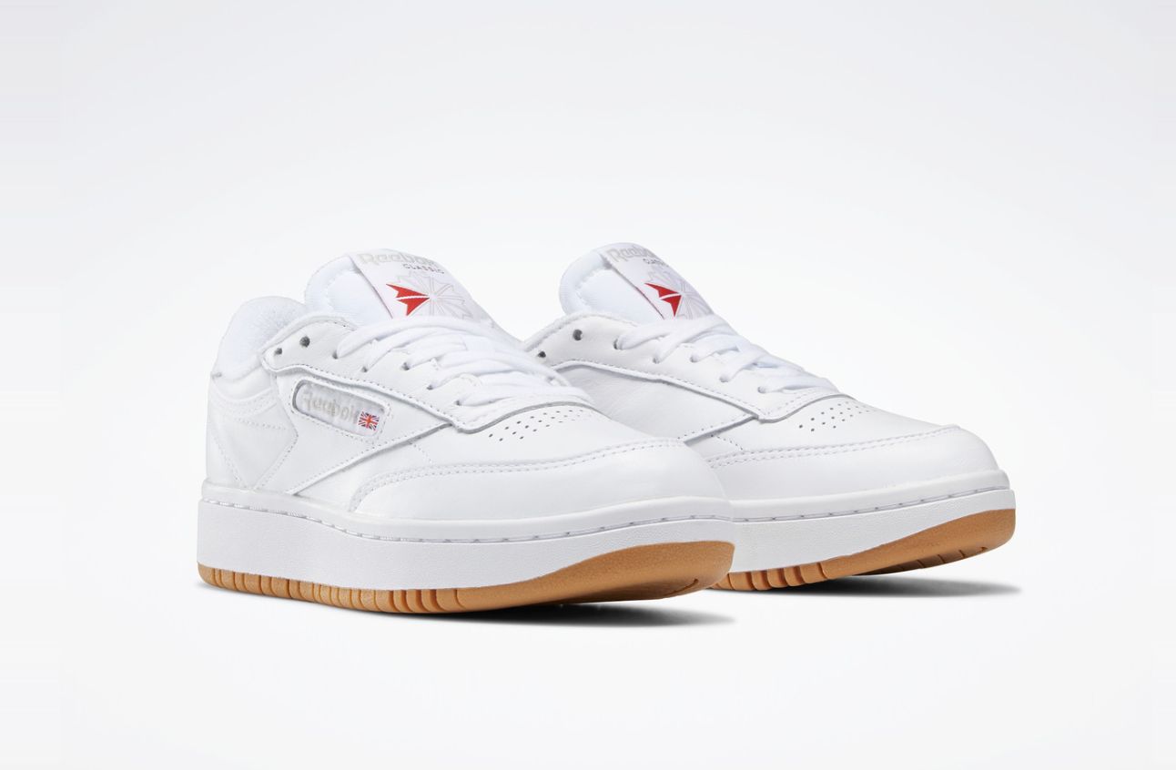 REEBOK LADIES CLUB C DOUBLE - WHITE/WHITE