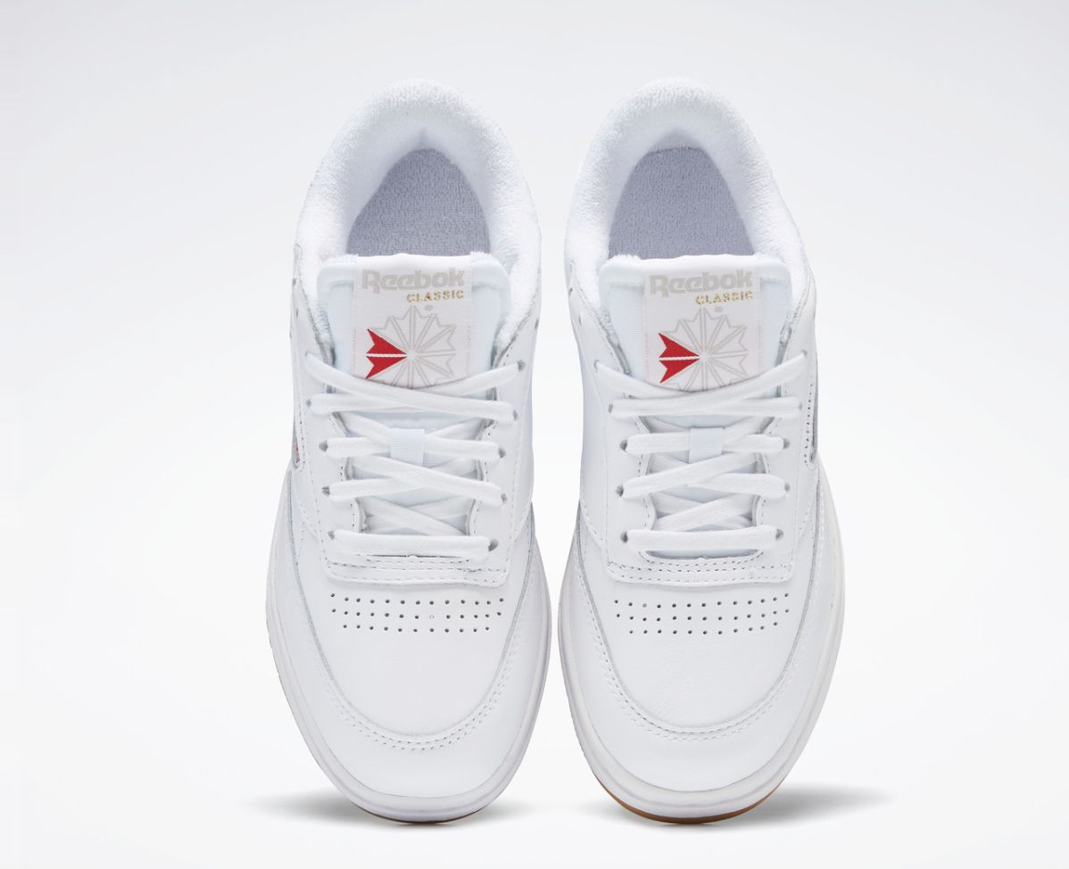 REEBOK LADIES CLUB C DOUBLE - WHITE/WHITE
