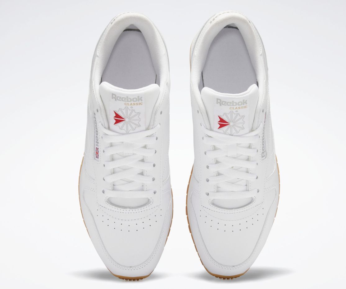REEBOK CLASSIC LEATHER U - WHITE/PURE GREY 3