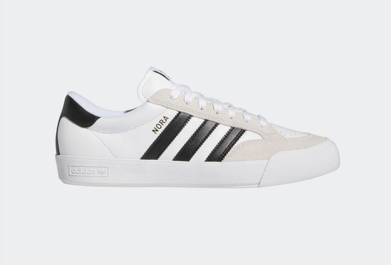 ADIDAS NORA SHOE - WHITE/BLACK/WHITE