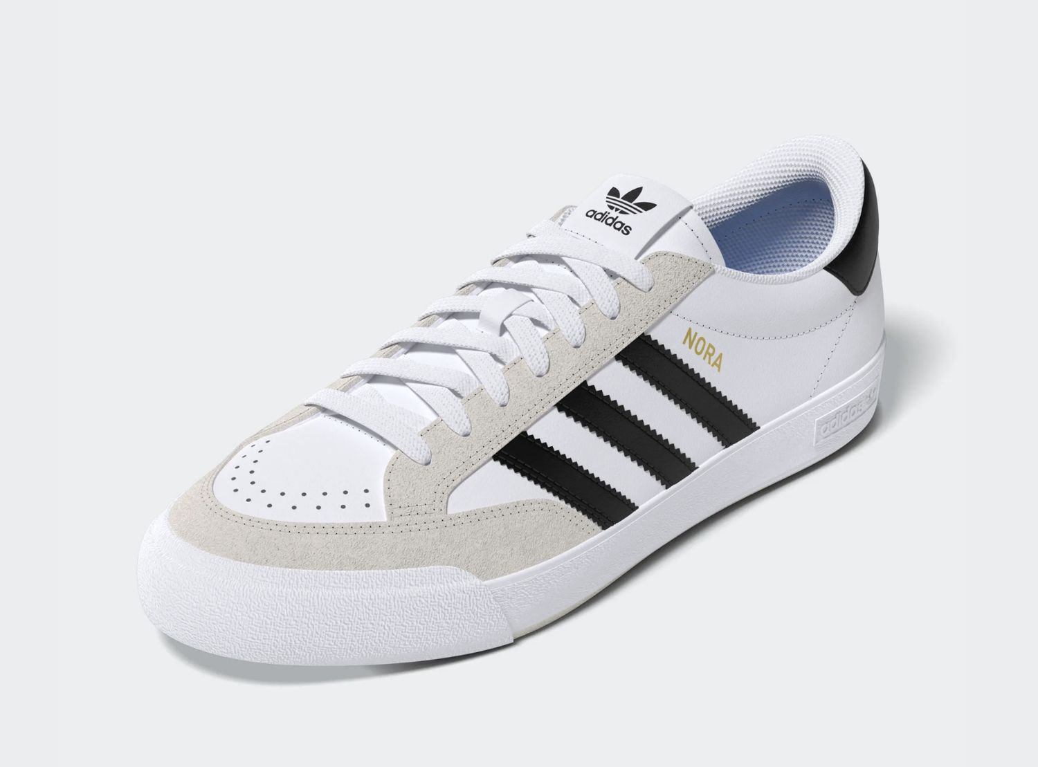ADIDAS NORA SHOE - WHITE/BLACK/WHITE