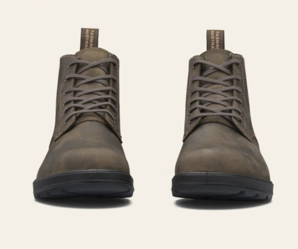 BLUNDSTONE #1930 LACE UP LEATHER BOOT - RUSTIC BROWN