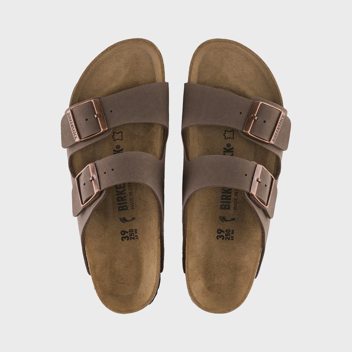 BIRKENSTOCK ARIZONA BIRKIBUC - NARROW - MOCCA