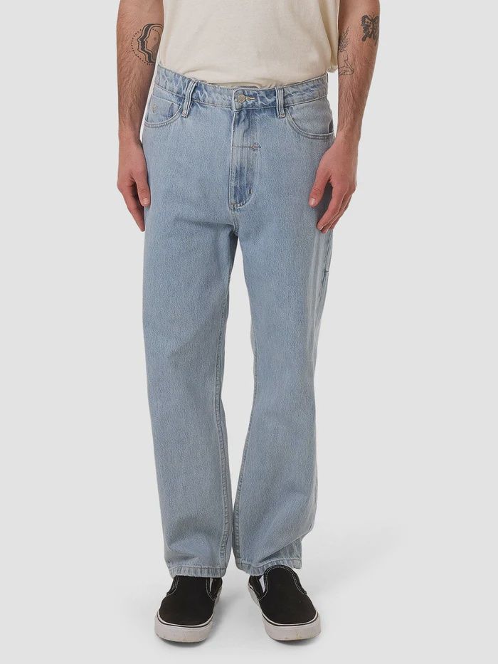 THRILLS MENS SLACKER DENIM JEAN - AGELESS BLUE