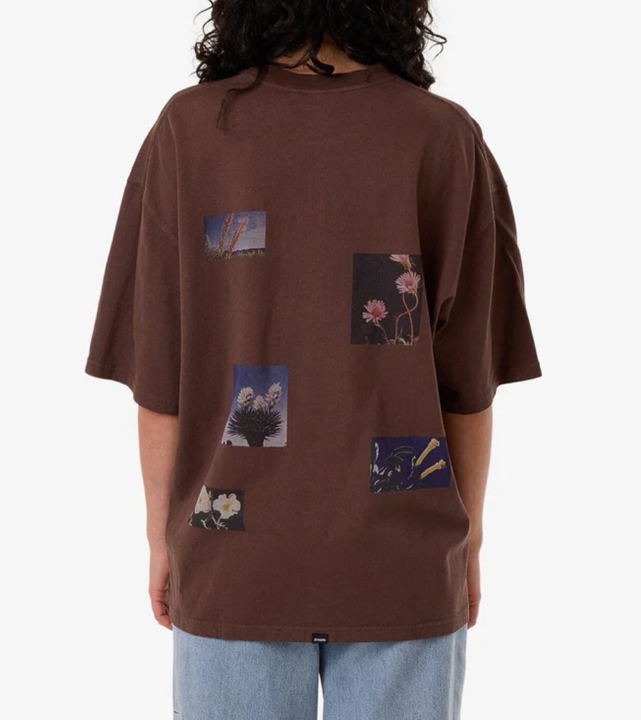 THRILLS LADIES DALIA OVERSIZED SS TEE - COFFEE