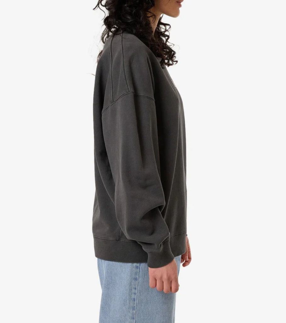 THRILLS LADIES ROAD TO PARADISE COCOON PANEL CREW- MERCH BLACK