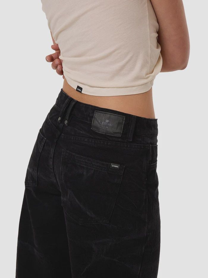 THRILLS LADIES BILLIE LOW JEAN - VANISH BLACK