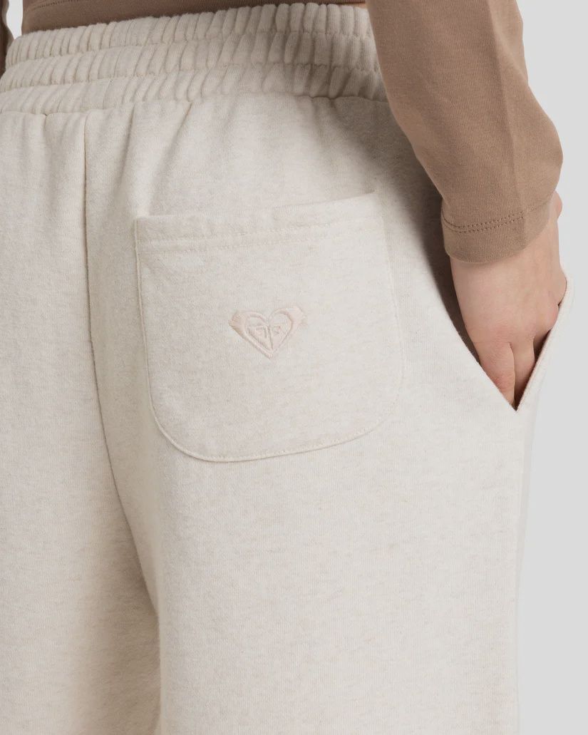 ROXY LADIES IN MORNING SUNRISE TRACKPANT - OATMEAL HEATHER
