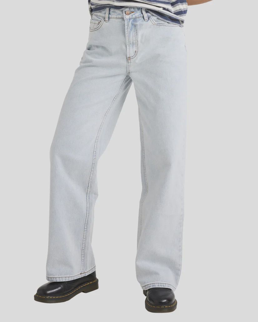 RVCA LADIES ENCORE DENIM PANT - ASH BLUE