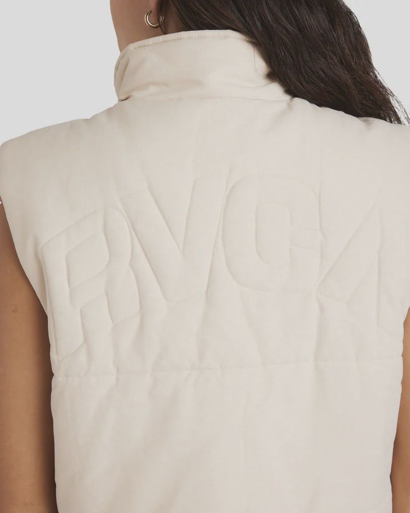 RVCA LADIES EEZEH PUFFER- SALT