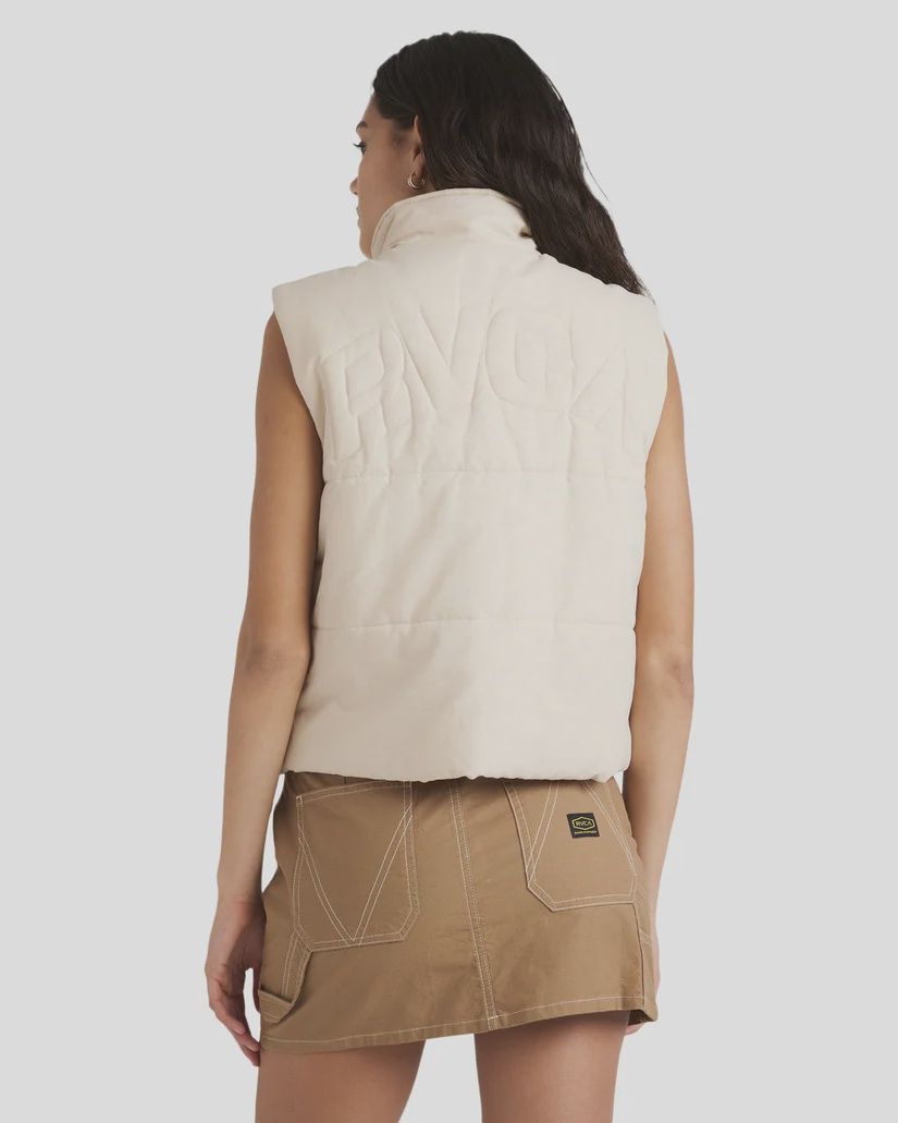 RVCA LADIES EEZEH PUFFER- SALT