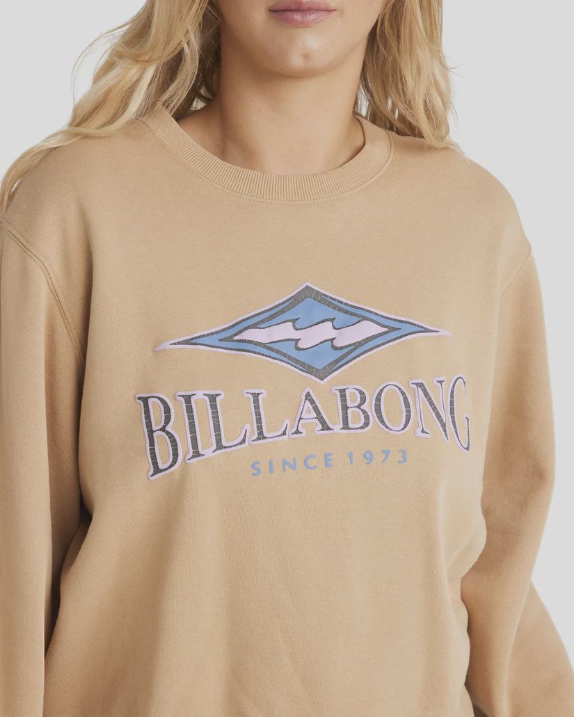 BILLABONG LADIES EPIC DAYS CREW - KHAKI