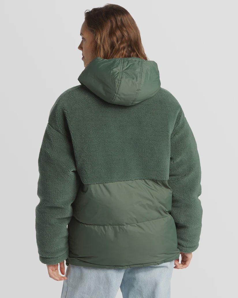 BILLABONG WOMENS LOVE TRIP JACKET - TREEHUGGER