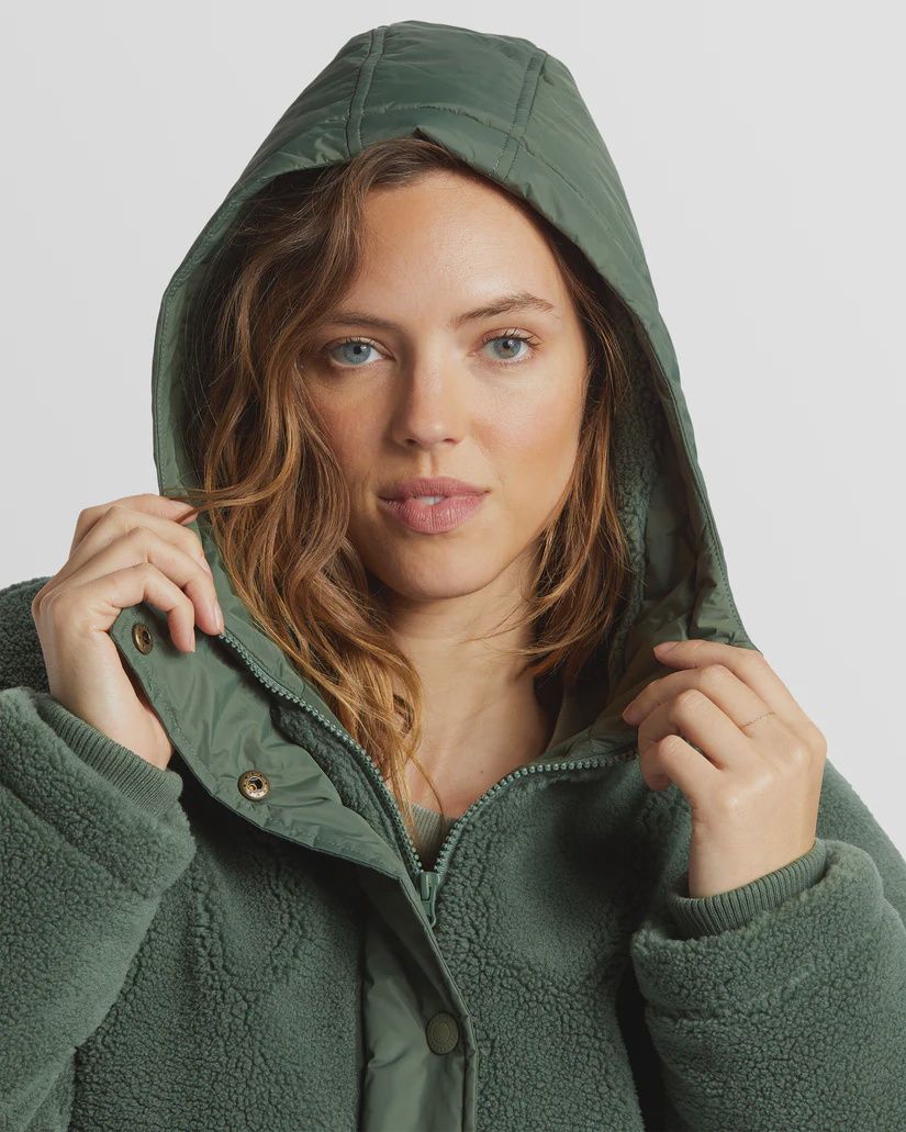 BILLABONG WOMENS LOVE TRIP JACKET - TREEHUGGER