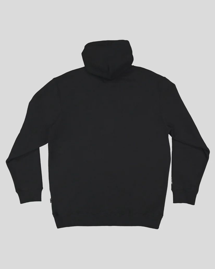 BILLABONG MENS CHROME ZIP THRU HOOD FLEECE - BLACK