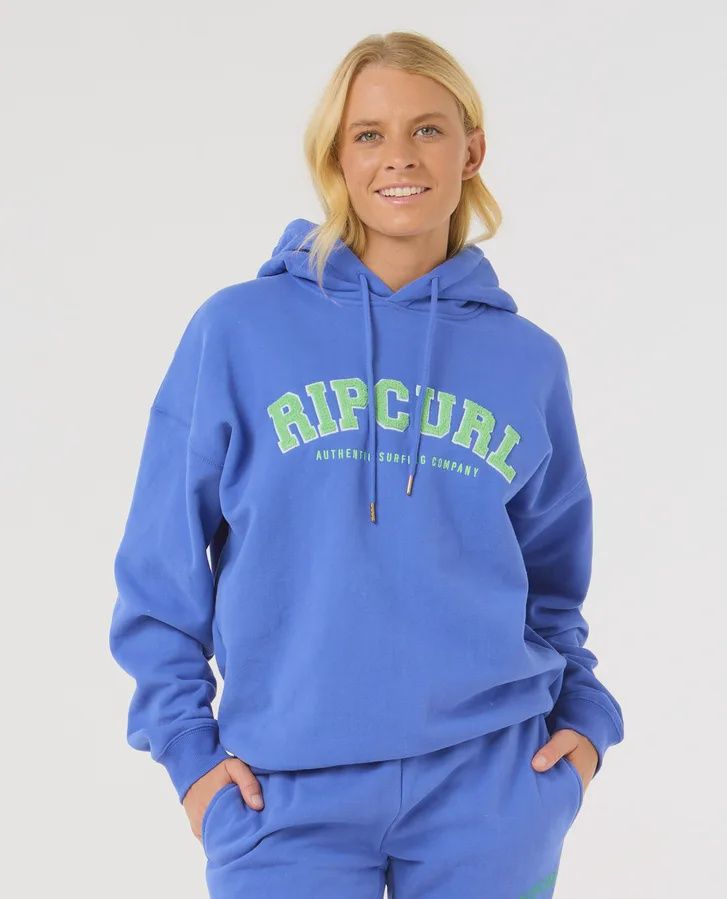 RIP CURL LADIES VARSITY HOODIE - OCEAN